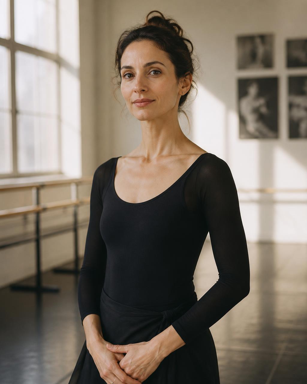 Lydia Andrades Benitez-Dart standing in a dance studio